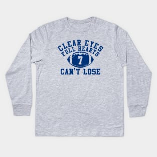 Clear Eyes, Full Hearts, Can't Lose Kids Long Sleeve T-Shirt